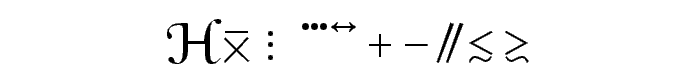 WP MathB font